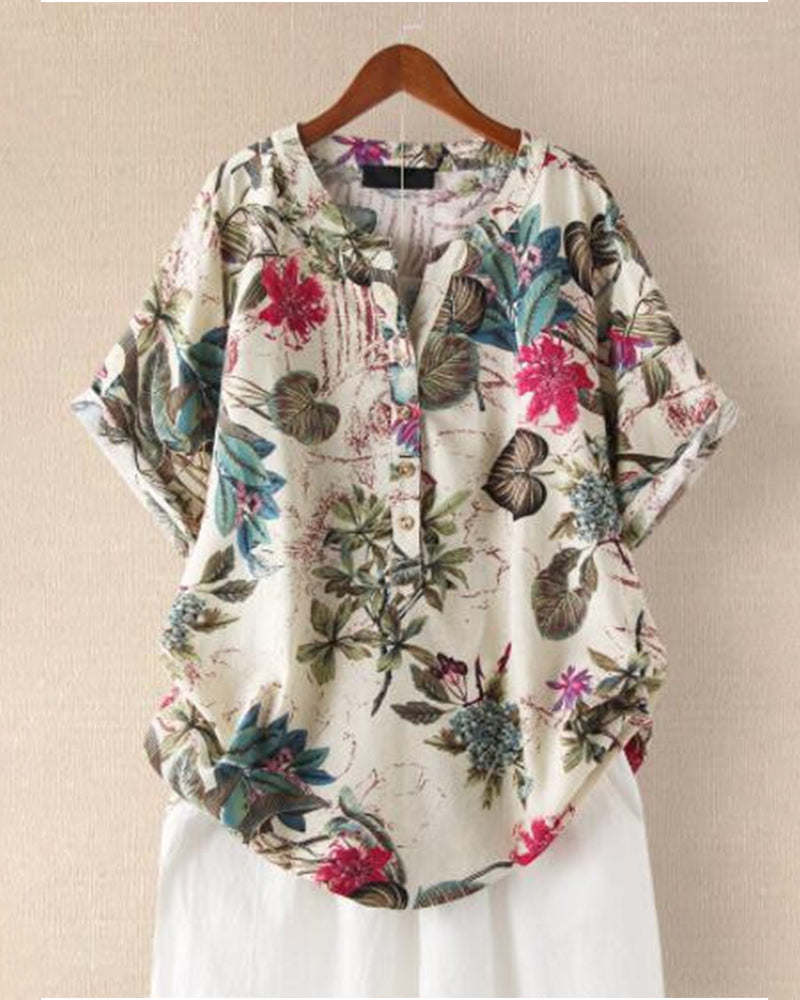 T-skjorte med V-hals