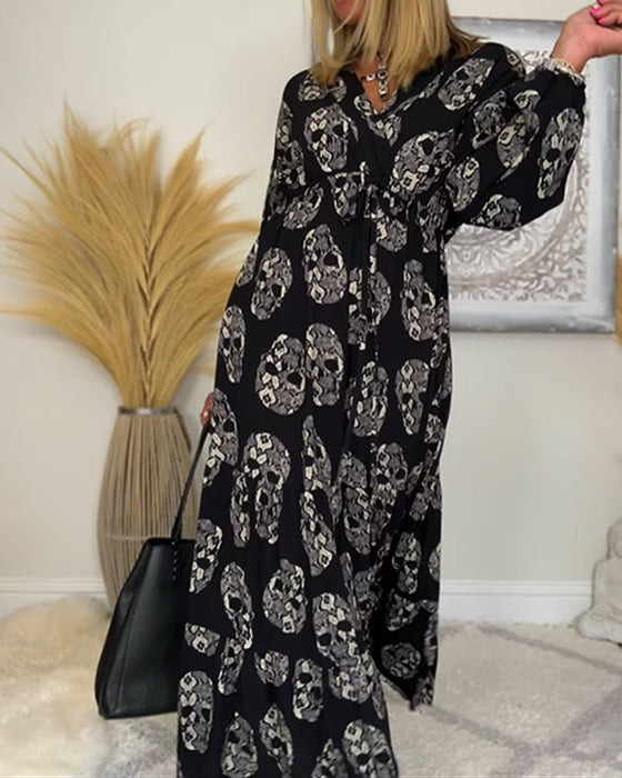 Fasjonabel løs kjole