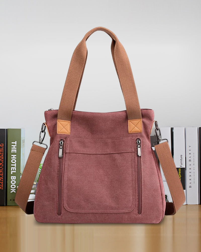 Crossbody-veske med stor