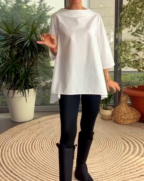 Topper med solide farger og pendling