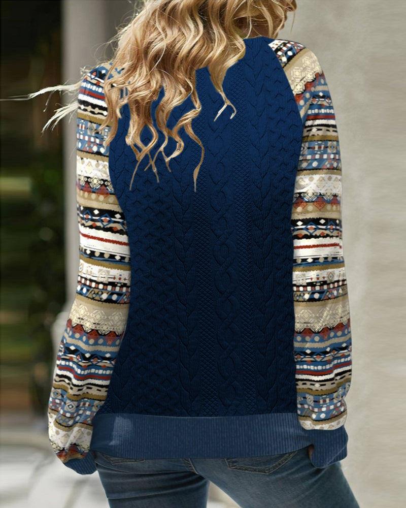 Casual Genser Med Fargeblokk