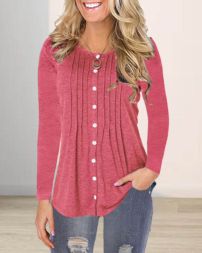 Daglig Topp med lange ermer