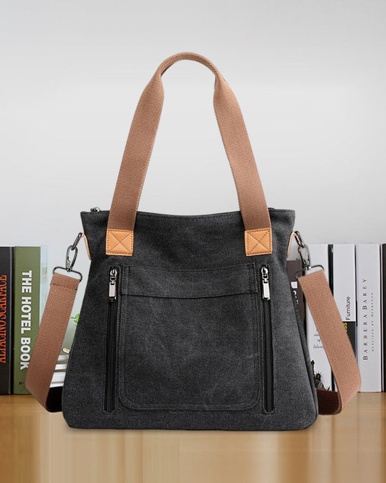 Crossbody-veske med stor