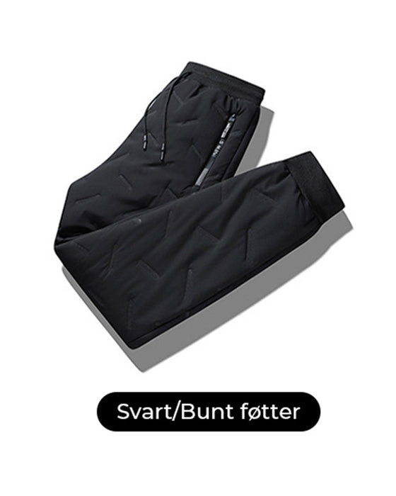 Fleecetykkede uformelle varme joggebukser