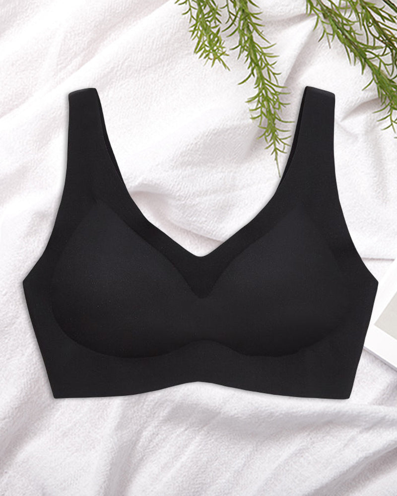 Sømløs pustende push up bh