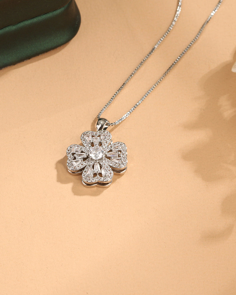 Heldig halskjede ring øredobber