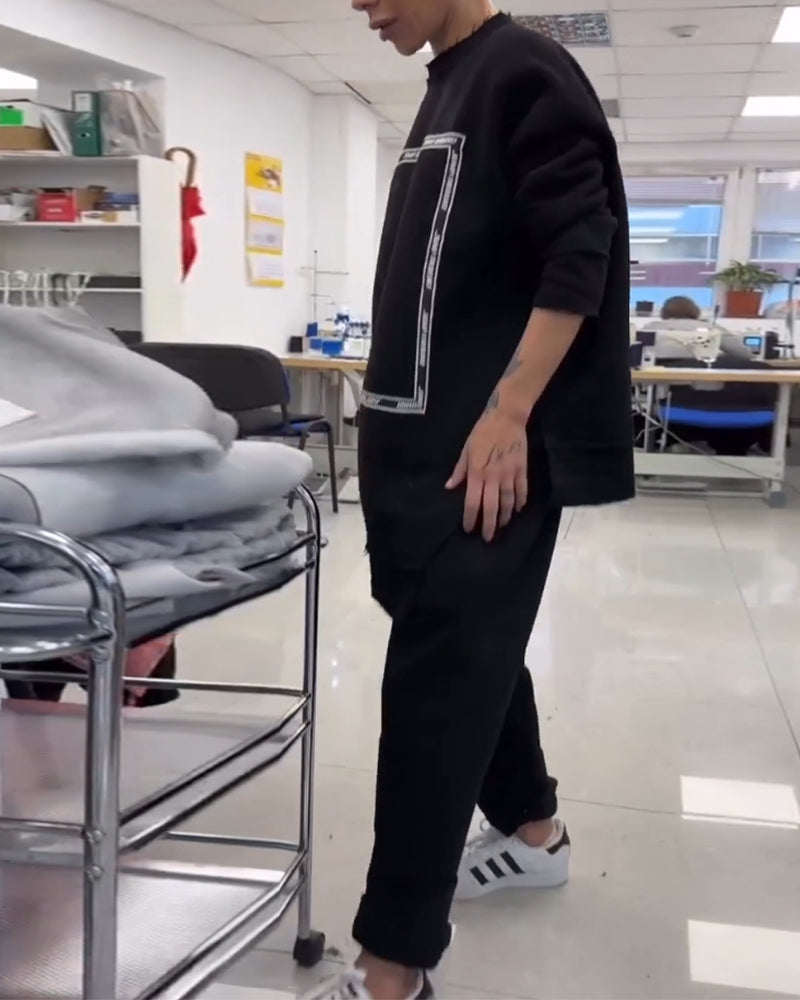 Uformell Dress Moteriktig Løs Og Komfortabel