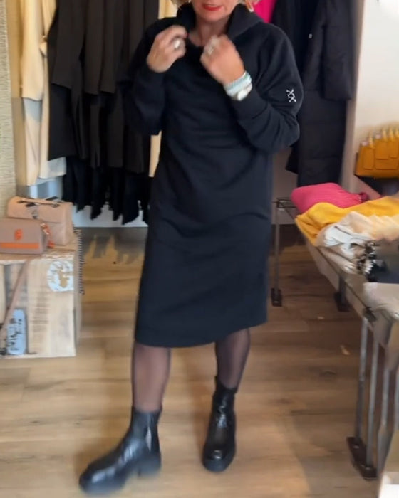 Solid hettekjole med lomme