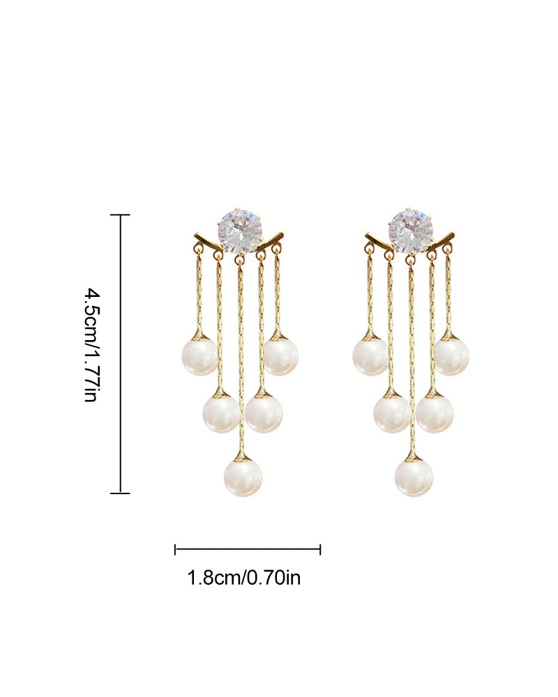 Dusk lange øredobber