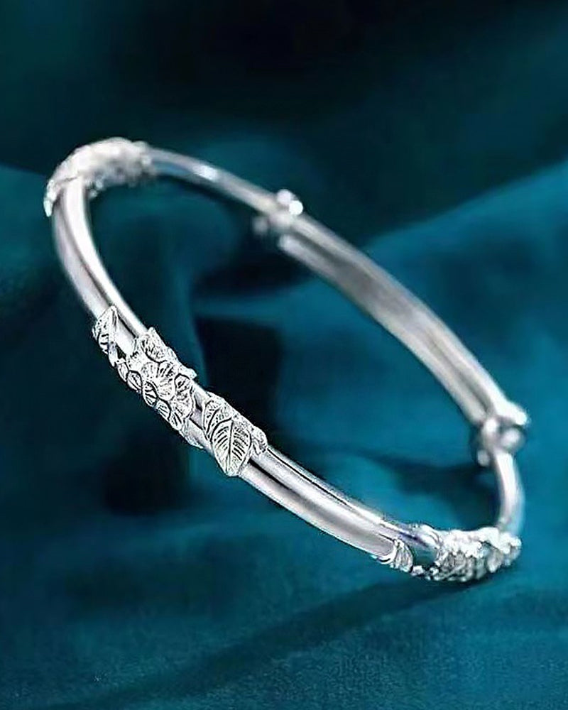 Armbånd med justerbart blomster