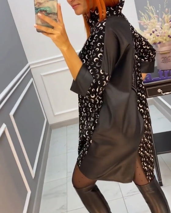 Uformell sommerfugl trykket kjole