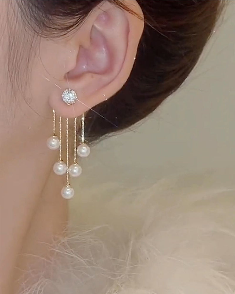 Dusk lange øredobber