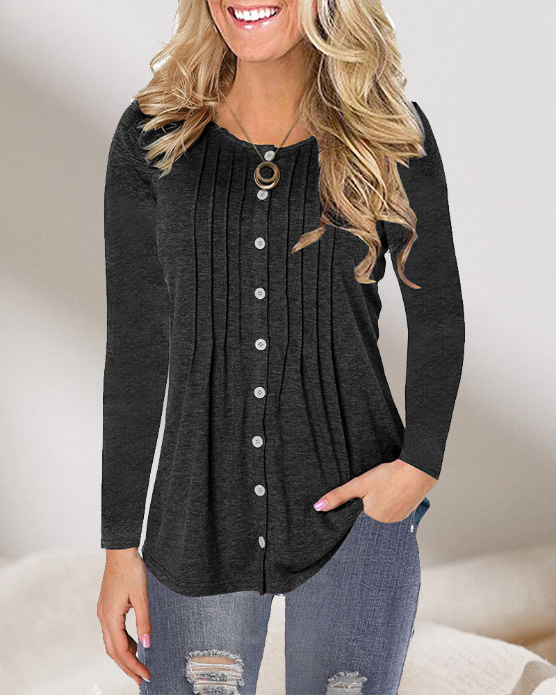 Daglig Topp med lange ermer