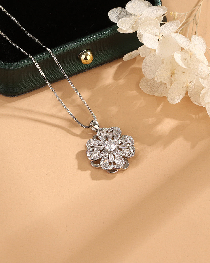 Heldig halskjede ring øredobber