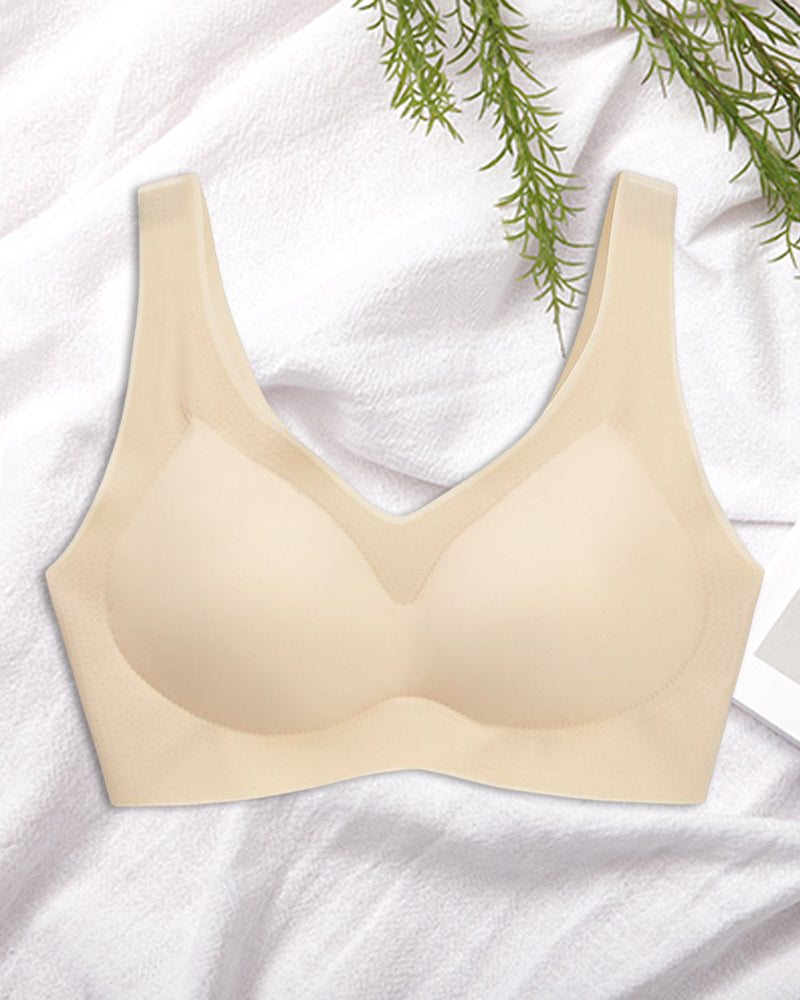 Sømløs pustende push up bh