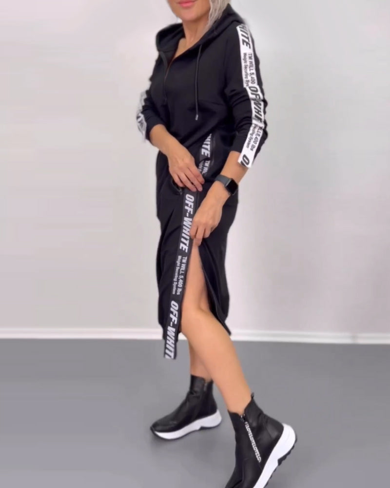 Casual kjole med glidelås