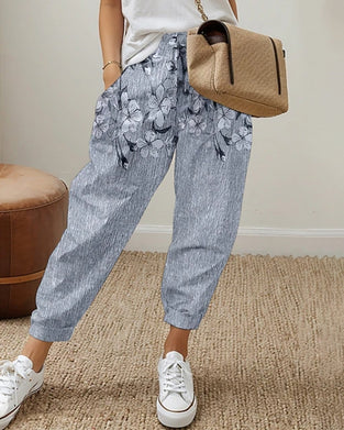 Casual jeans med lommetrykt for kvinner