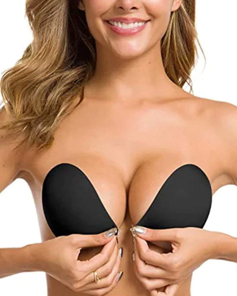 Selvklebende usynlig brystsamlende BH