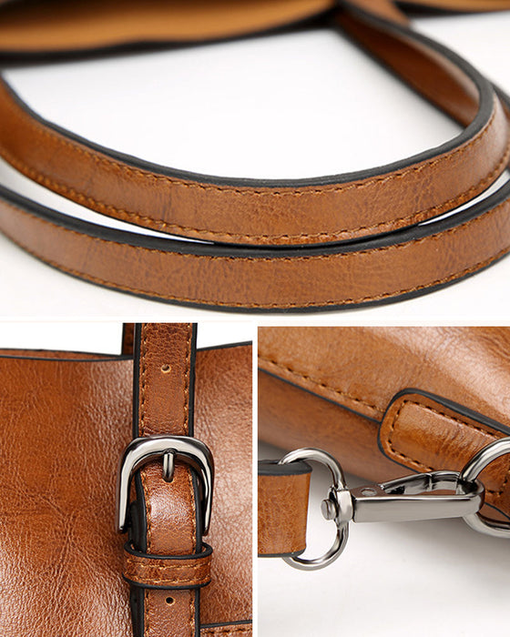 Crossbody-veske med skulderreim