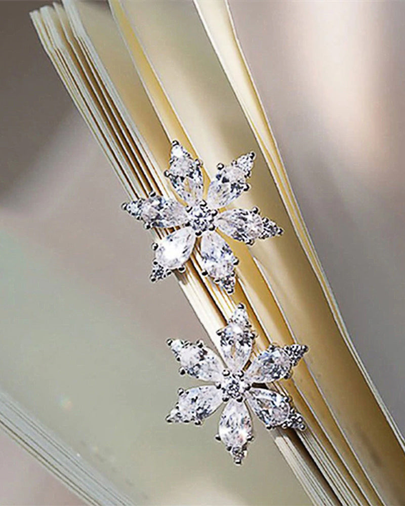 Snøfnuggblomst zirkon øredobber