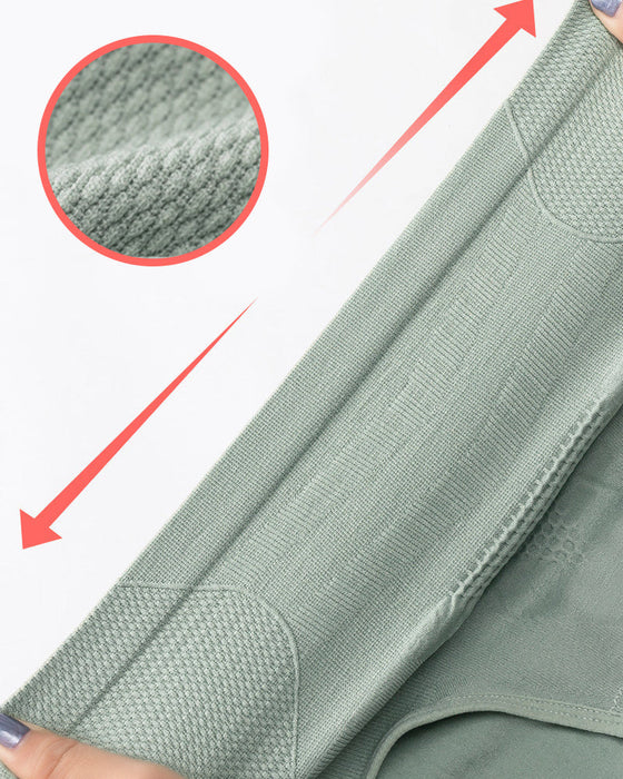 Sømløs hofteløfter-truse med høy midje