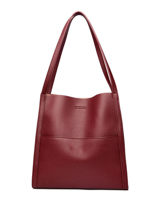 Ensfarget, enkel skulderveske