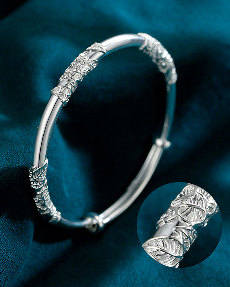 Armbånd med justerbart blomster