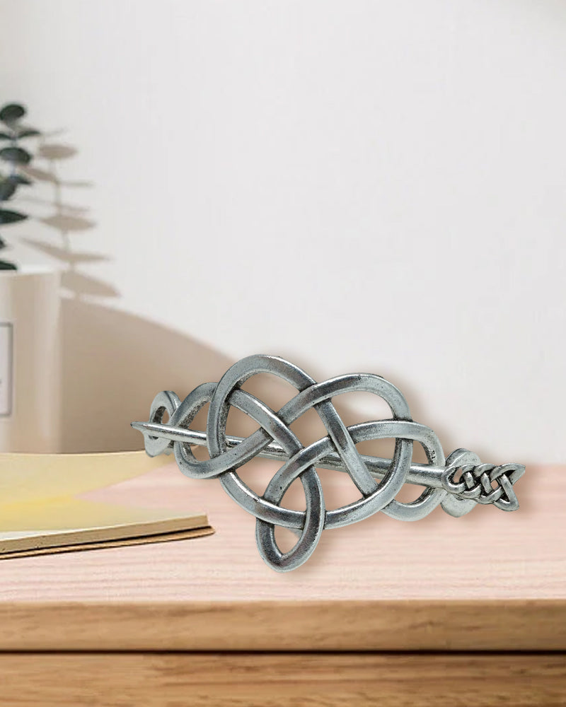 Årgang Sølv vikingmønster keltisk hårnål etniske smykker