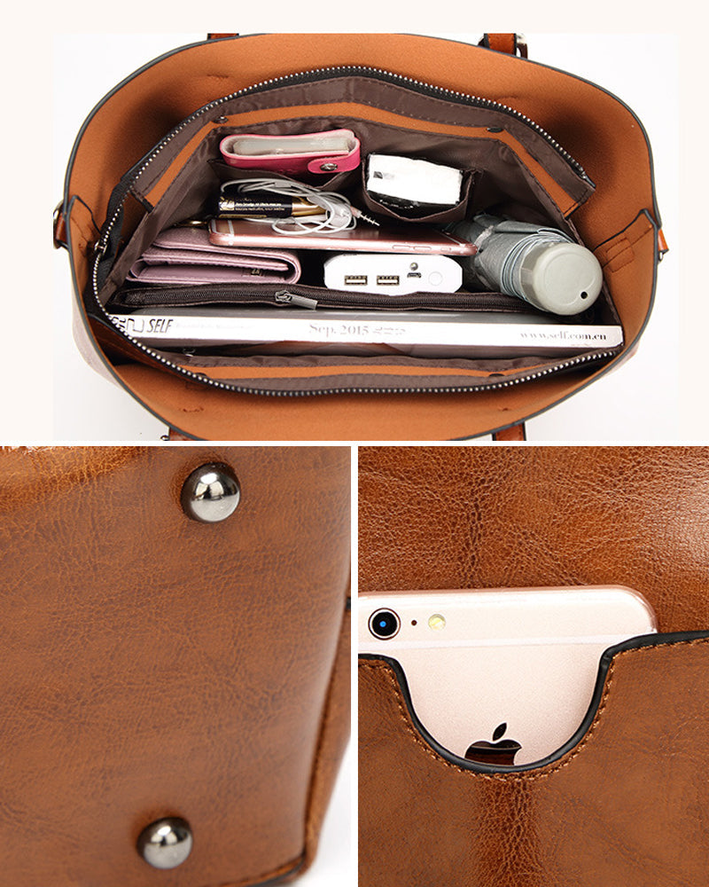 Crossbody-veske med skulderreim