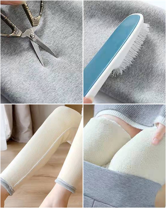 Tykke fleece-leggings for ytre slitasje