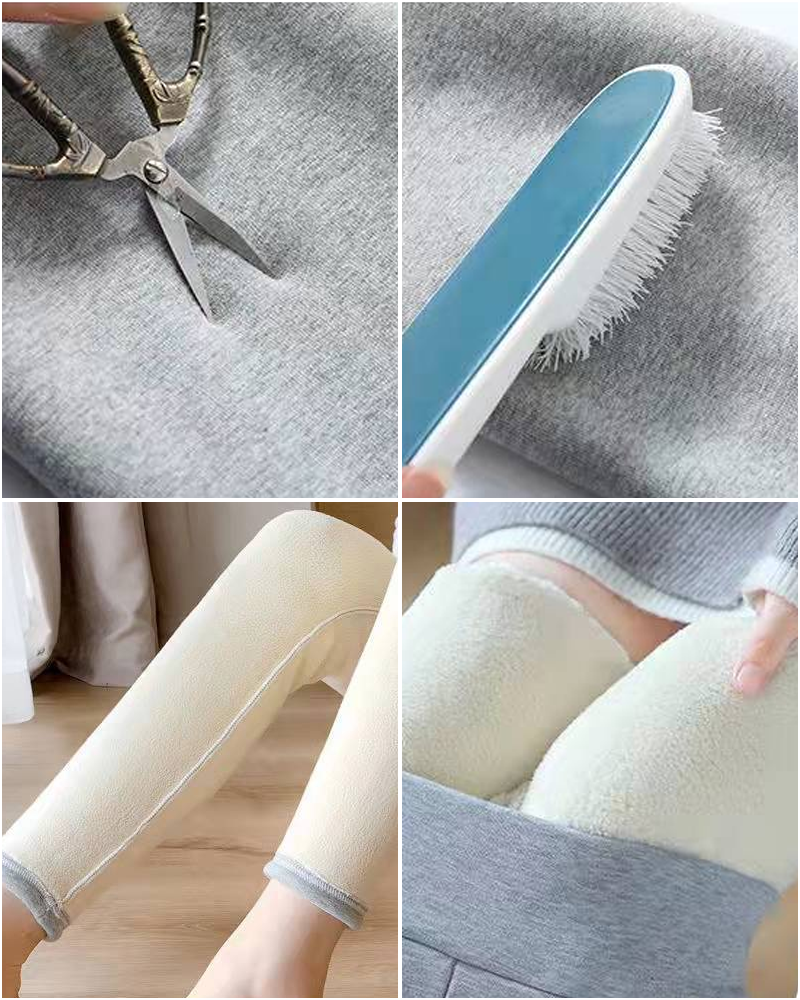 Tykke fleece-leggings for ytre slitasje