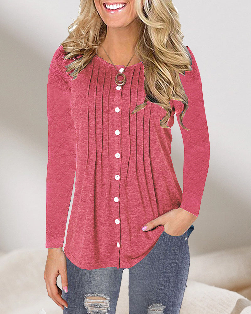 Daglig Topp med lange ermer