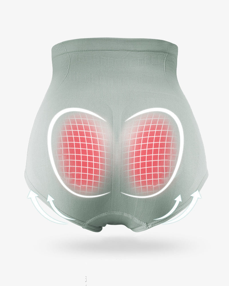 Sømløs hofteløfter-truse med høy midje