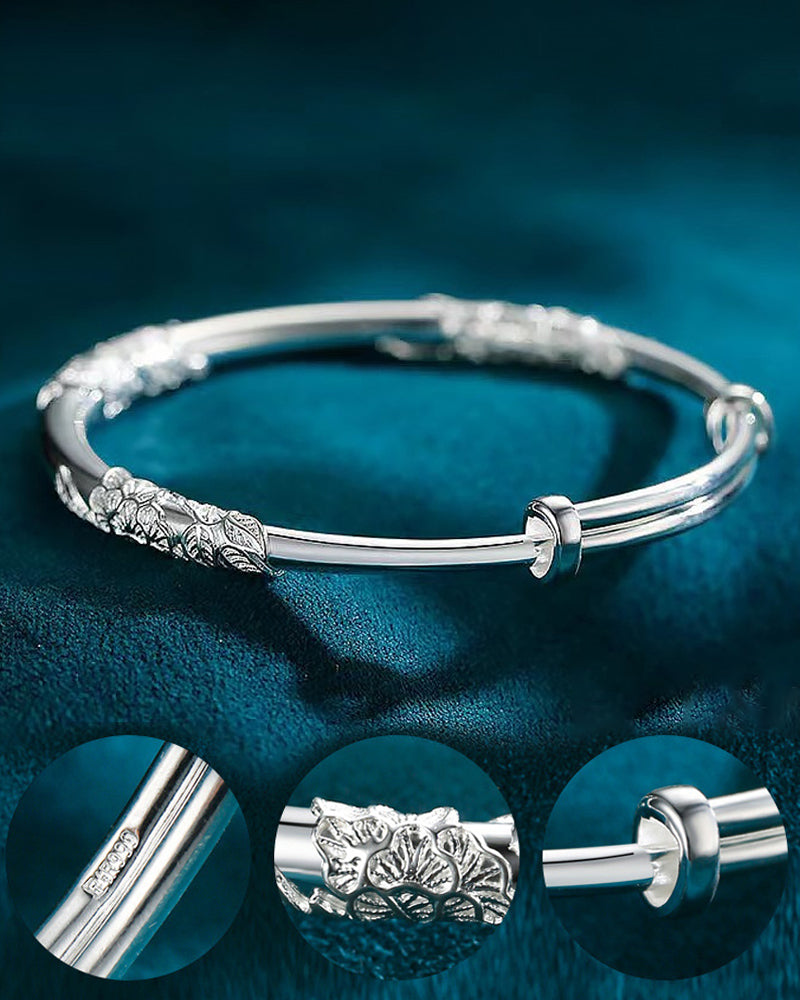 Armbånd med justerbart blomster