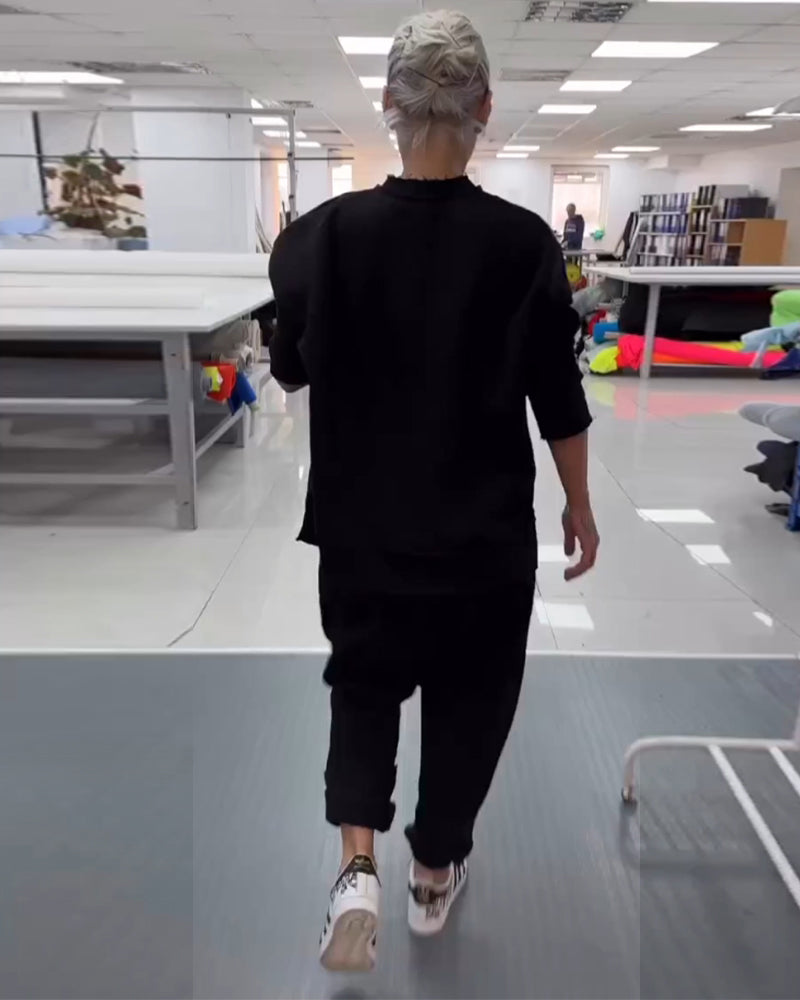 Uformell Dress Moteriktig Løs Og Komfortabel