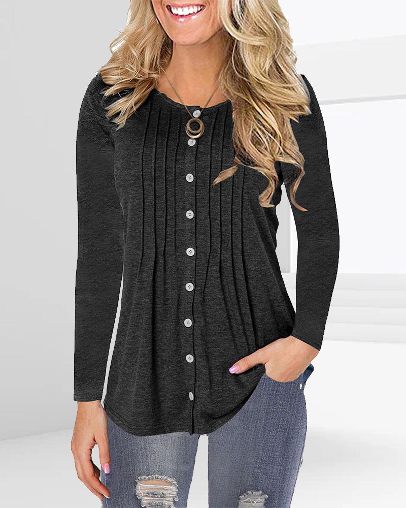 Daglig Topp med lange ermer