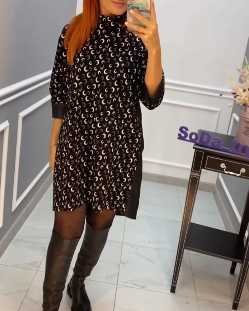 Uformell sommerfugl trykket kjole