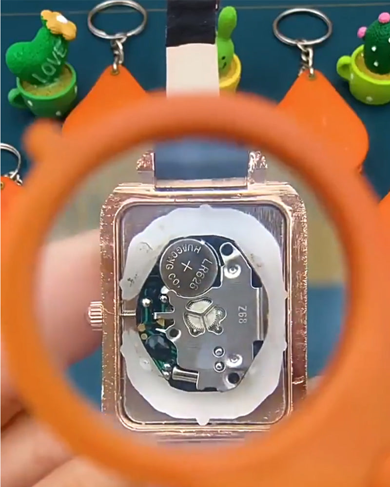 Sammenleggbar nøkkelring forstørrelsesglass