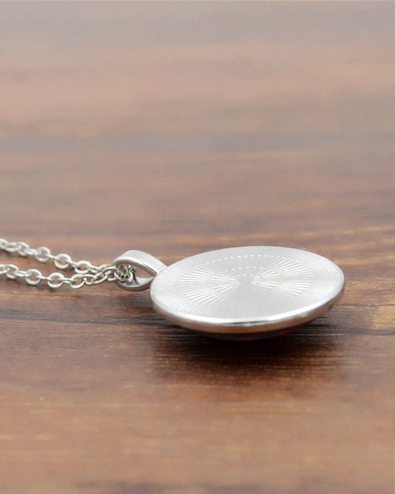 Mandala blomst halskjede sett