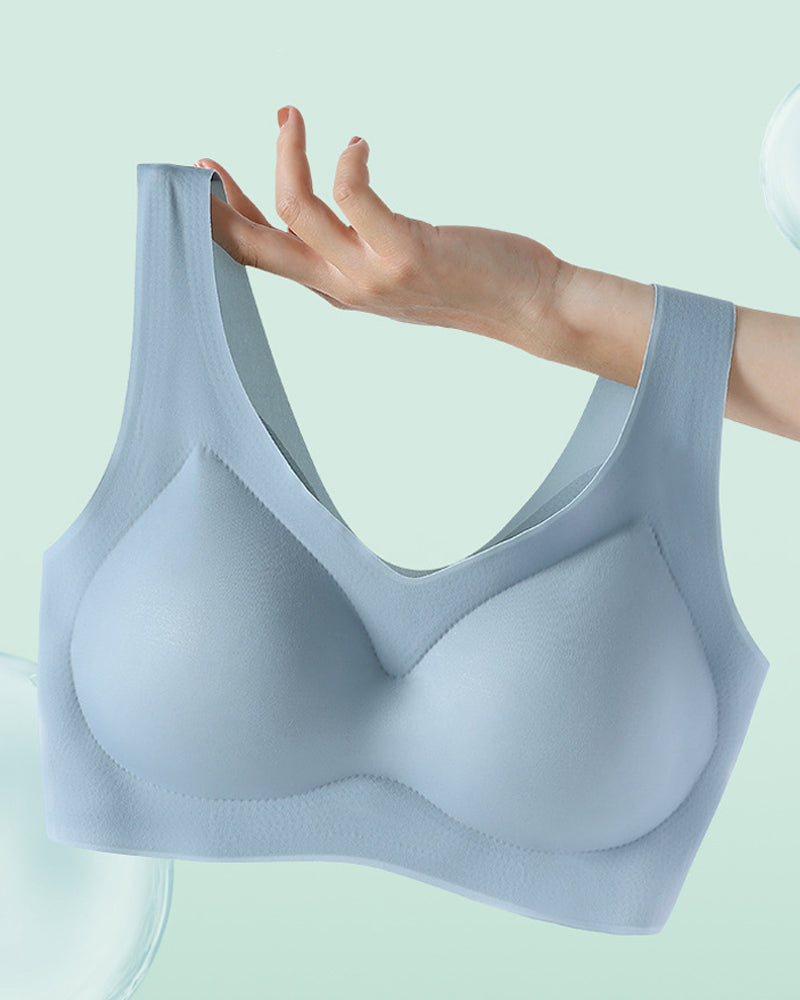 Sømløs pustende push up bh