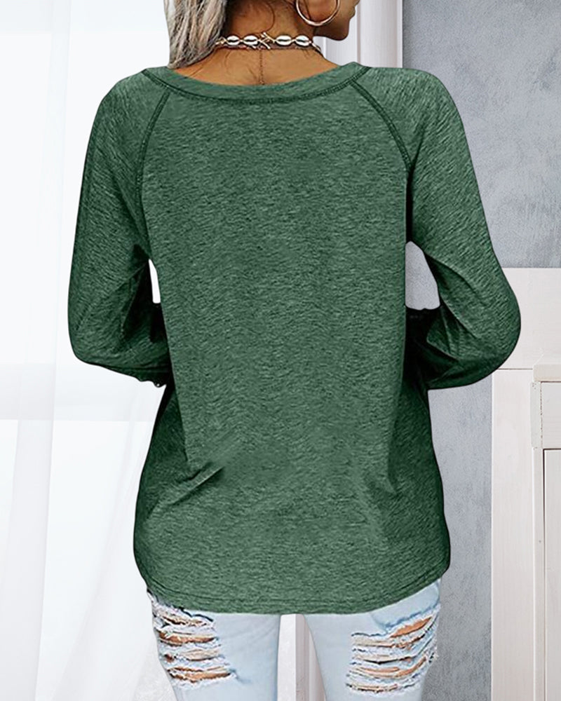 Ensfarget topp med blonder