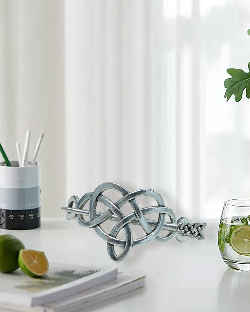 Årgang Sølv vikingmønster keltisk hårnål etniske smykker