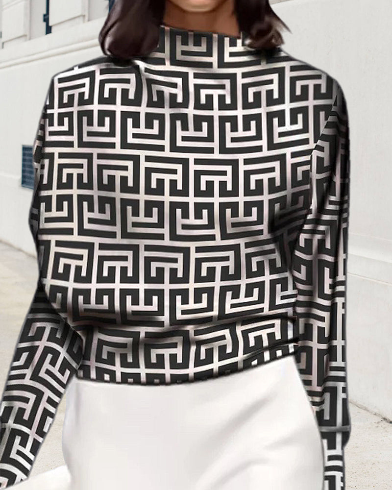 Trykt stativ krage topp