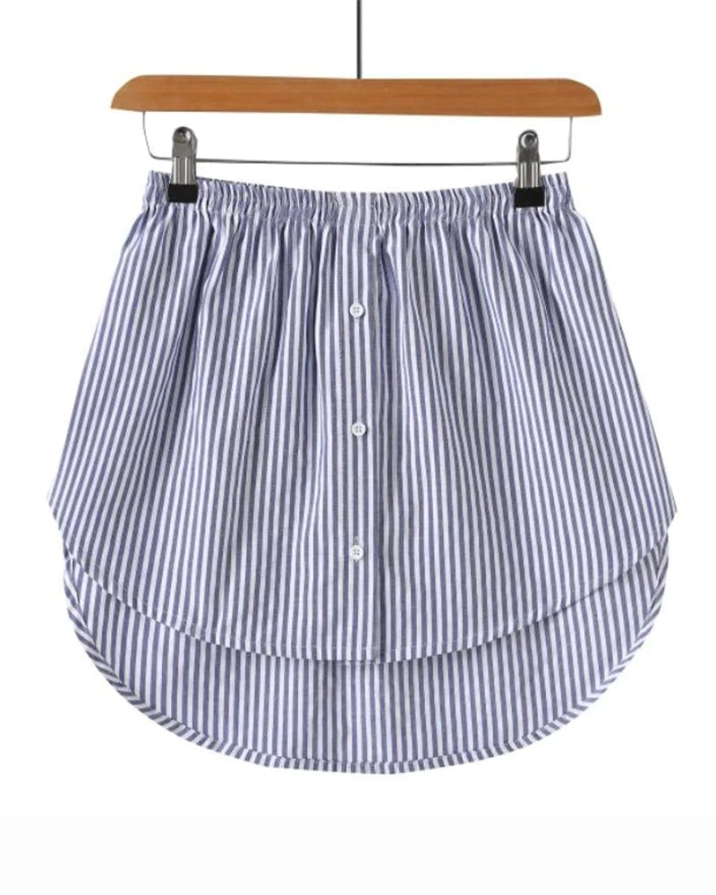 Falsk Nedre Skjortedel med høy Midje for Kvinner