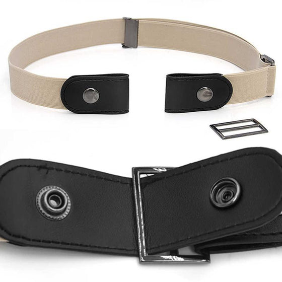 Bearhome usynlig elastisk belte uten spenne