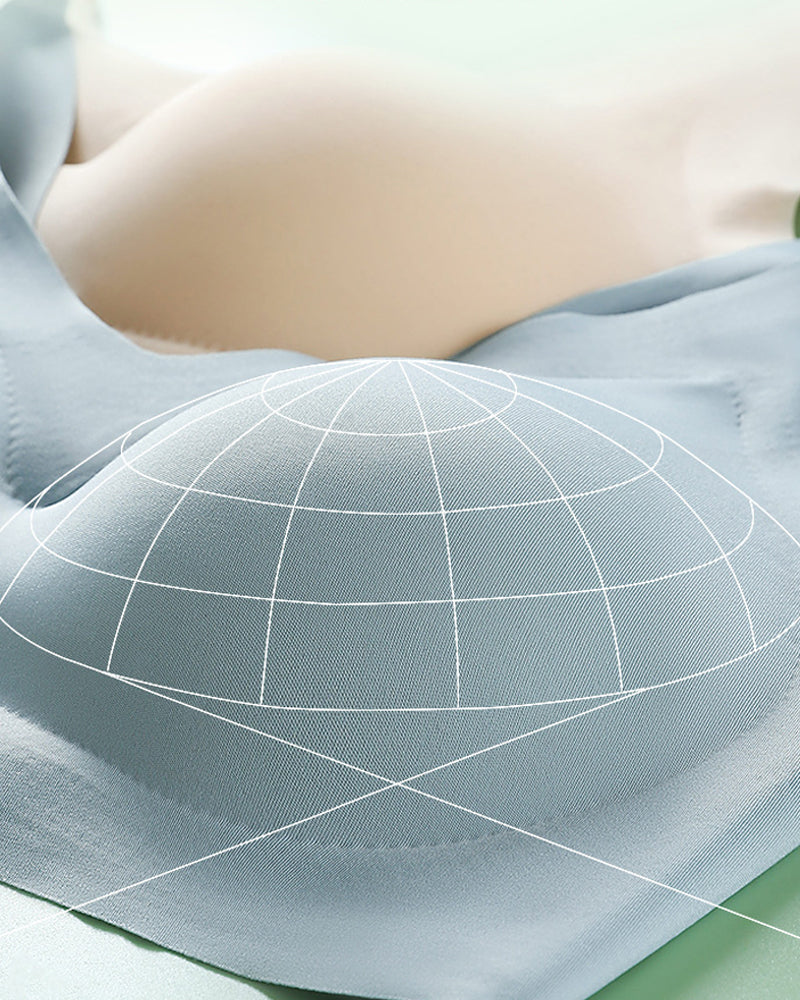 Sømløs pustende push up bh