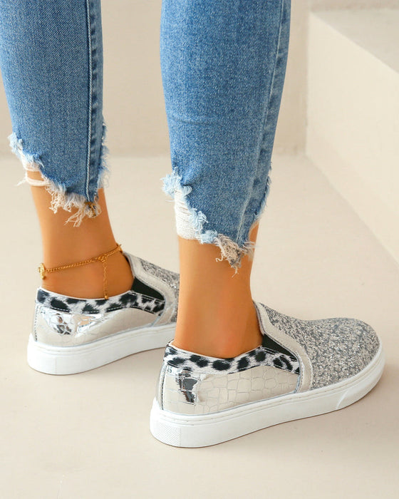 farge blokkleiligheter med paljetter