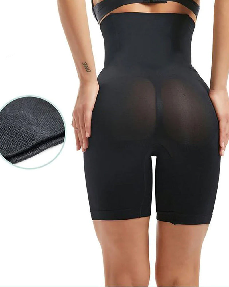 Mage-forming shorts med høyt liv