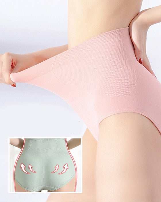 Sømløs hofteløfter-truse med høy midje