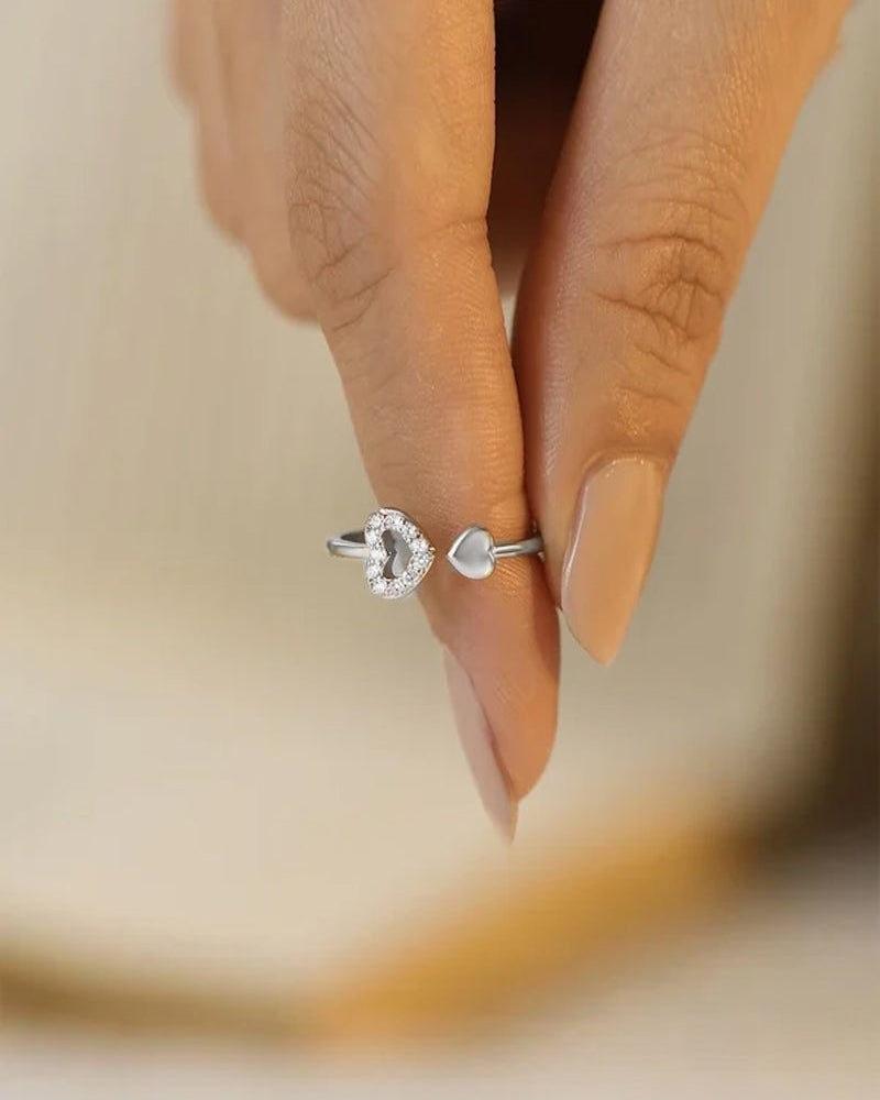 Dobbel hjerteutskjæringsring